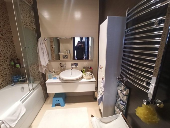 Bathroom 5, Apartment with beautiful city view, Baku