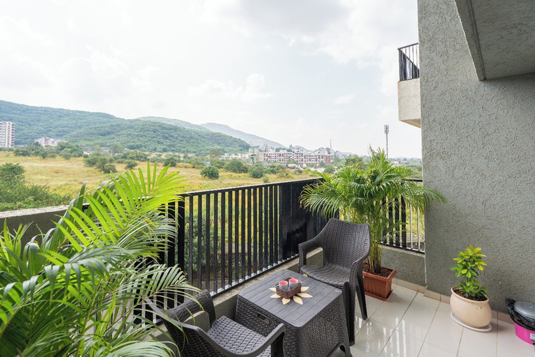 View from room, Vibestayz Bhima Talegaon, Pune