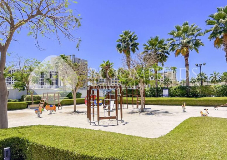 Children's area, 122 Bloomfields Cozy1BR Binghatti Avenue, Dubai