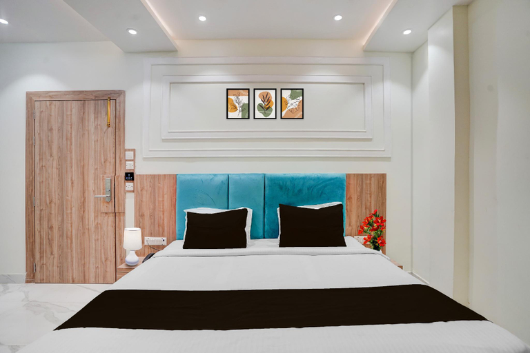 Bedroom 5, Super OYO Townhouse Oak Prayagraj Allahabad University-Railway Junction Formerly Ballians, Kaushambi
