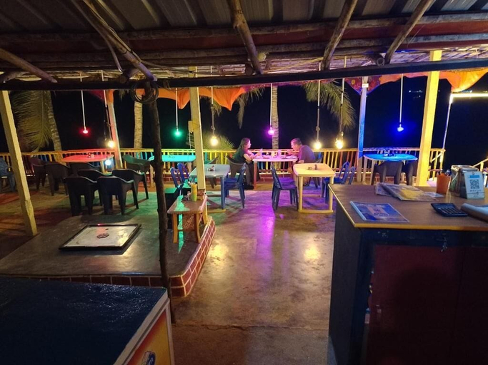 Outdoor dining, The Om View, Uttara Kannada