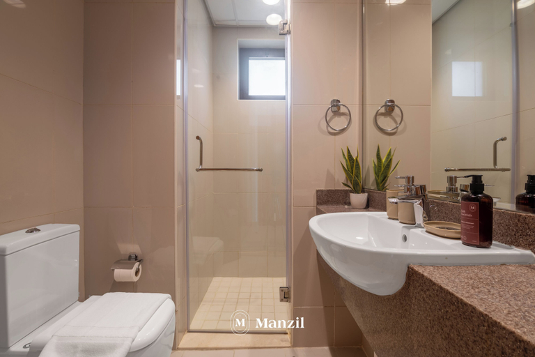 Bathroom 4, Manzil - 4BR Villa with Private Garden, Dubai