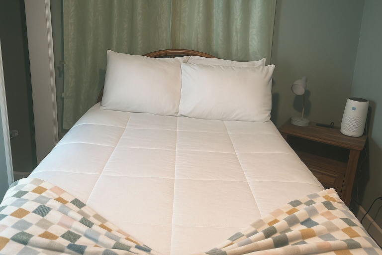 Bedroom 2, Cozy 2BR Home: With Lake Access & Work Space, Mercer