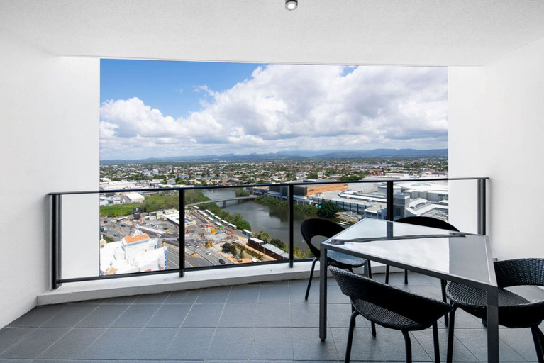 Balcony 5, Sierra Broadbeach - West Hinterland View, Gold Coast