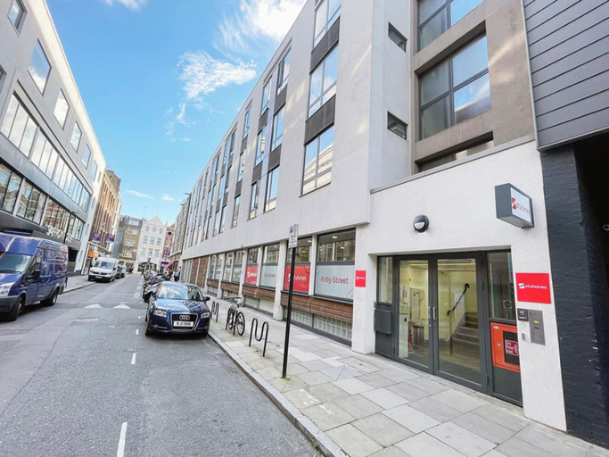 Front of property, Luxury Classic Studio Kirby Street, London