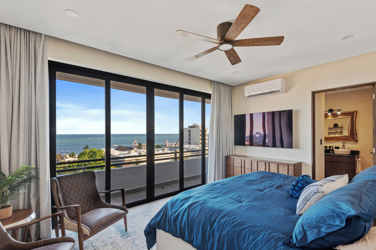 View from room, Strela-Penthouse w jacuzzi & ocean view, Benito Juárez