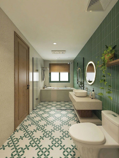 Bathroom 4, Plum Village Moc Chau, Mộc Châu