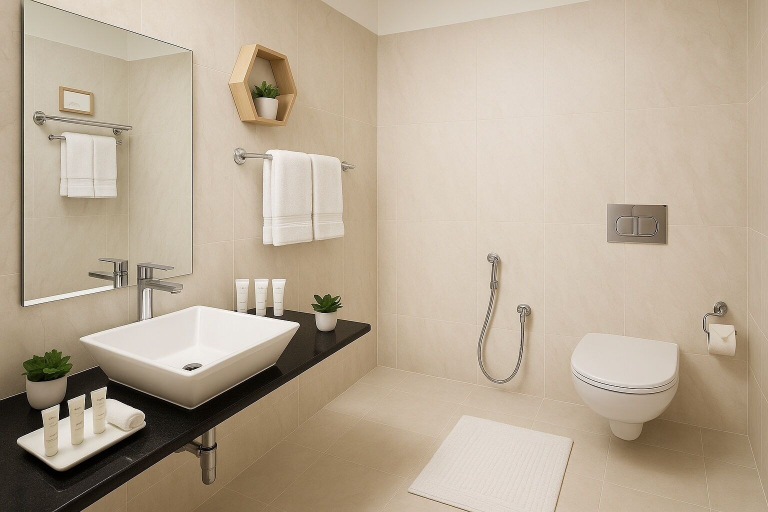 Bathroom 4, HOTEL ZION INN, Varanasi