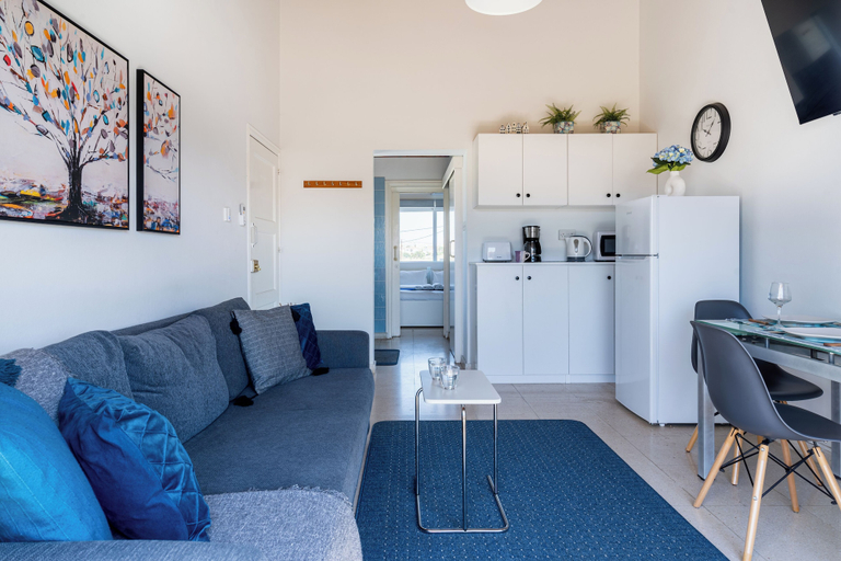Living room 5, Lazuli 1-BR W Pool & Balcony in Larnaca, Larnaca