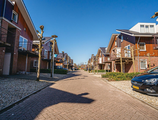 View from property 2, Modern Waterfront Retreat, Uitgeest