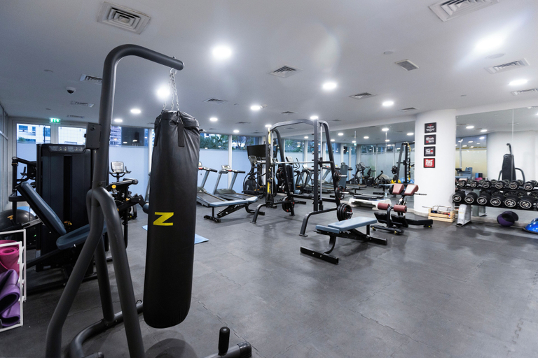 Gym 4, Stylish 2BR Business Bay Pool Access, Dubai