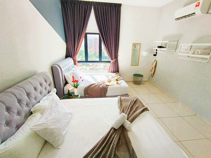 Bedroom 3, The Horizon Ipoh Dual L12 by Grab A Stay, Kinta