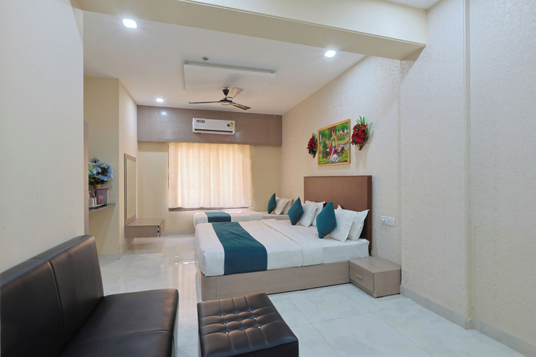 Bedroom, Hotel Lord Krishna Dham, Devbhumi Dwarka