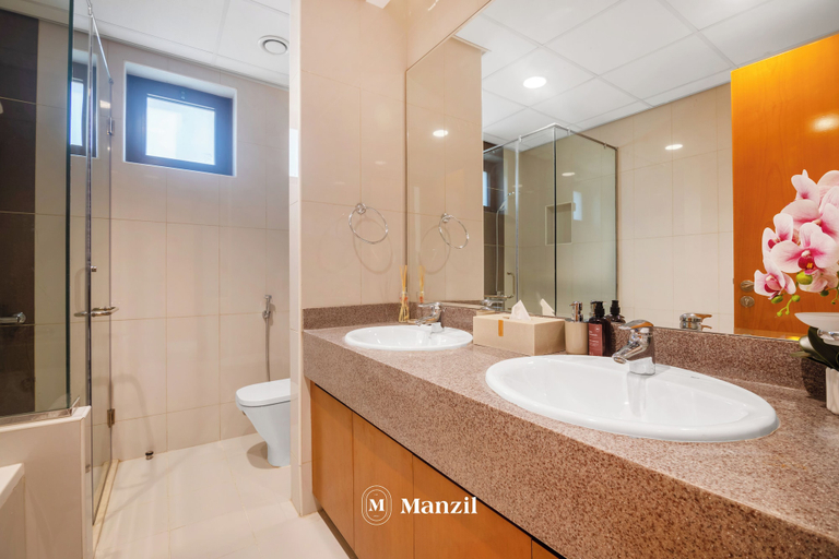 Bathroom 5, Manzil - 4BR Villa with Private Garden, Dubai