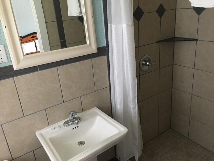 Bathroom, La Vista Motel, Burnet