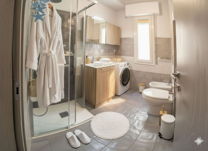 Bathroom, Maddalena Holiday House, Imperia