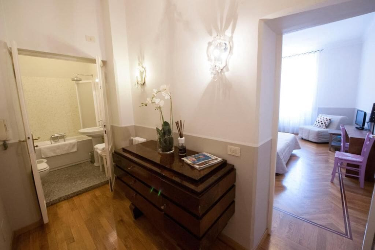 Bathroom 3, Florian Rooms, Rome