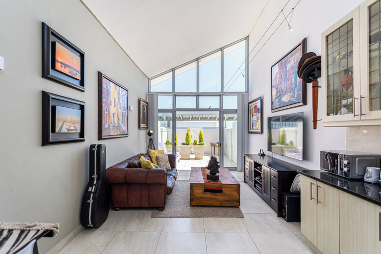 Living area 2, Seaside Village J9 by CTHA, City of Cape Town