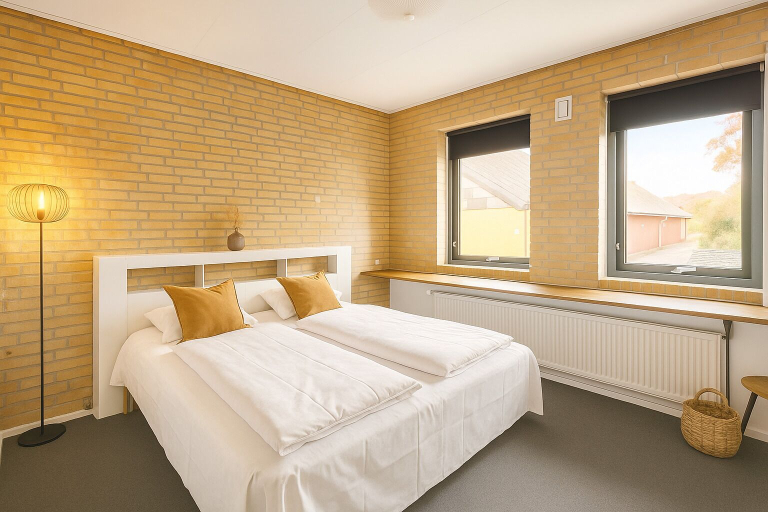 Bedroom 3, Hotel Svanegården, Slagelse