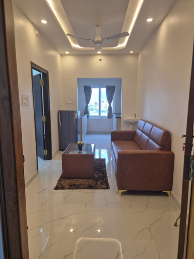 Living area, BHARATHI STAYS, Chittoor
