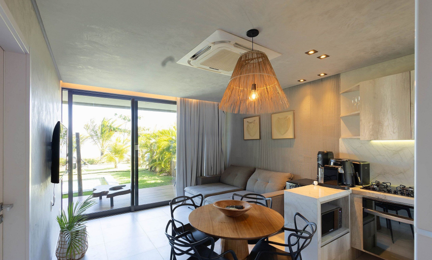Living area, Beachfront Houses in a Condo, OKA Morada dos Milagres - Gres, Passo de Camaragibe