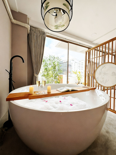 Bathroom 2, Chinatown No.9 Boutique Hotel, Samphantawong