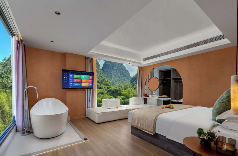 Living area 4, Riverside Bamboo Frest Hotel, Guilin