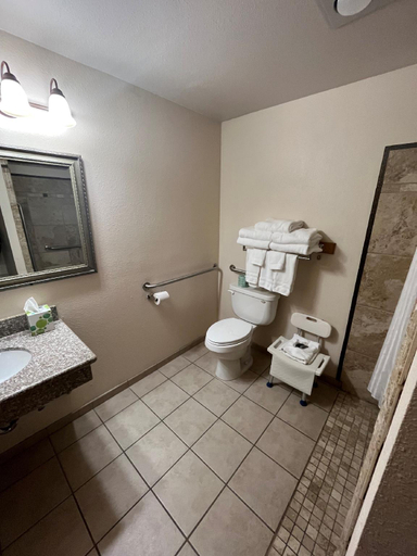 Bathroom 3, Seasons Motel, Lewis