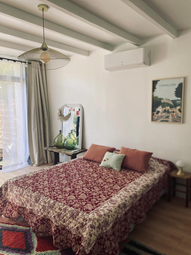 Bedroom, Gite Mas La Boheme Piscine Parking Prive L'Isle-Sur-La-Sorgue, Vaucluse
