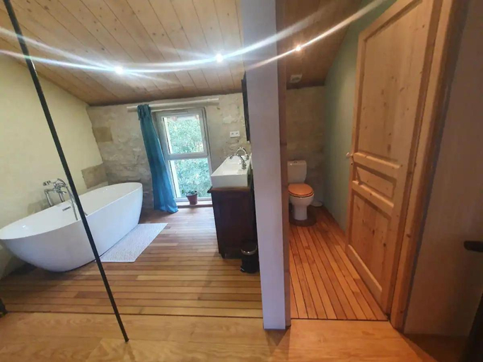 Bathroom 3, Chambre acces separe, vignes, ocean et Bordeaux, Gironde