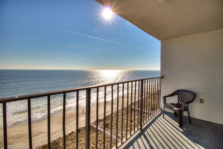 Balcony view, 1109 Blue Heaven by Atlantic Towers, New Hanover