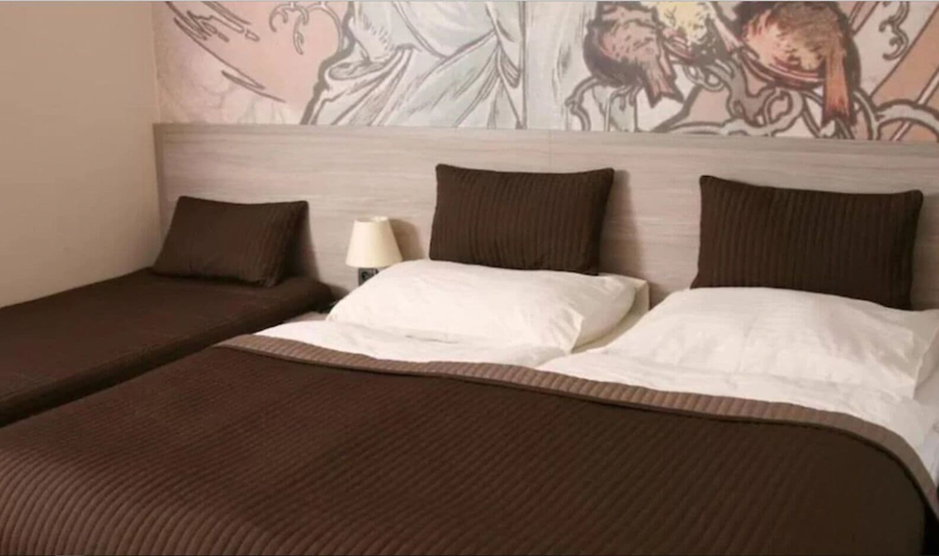 Bedroom 2, Hotel Klára, Praha 7