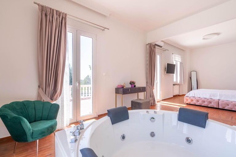 Bathroom 4, Tatoi Estate Luxury Pool Villa, Attica