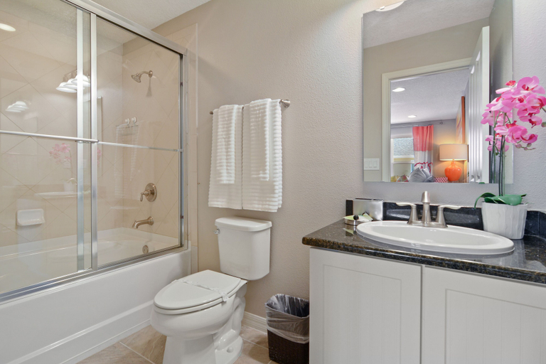 Bathroom 3, Stunning 4Bd Sleeps9 w Jacuzzi Close to Disney @ Compass Bay 5113, Osceola