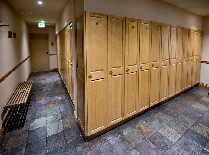 Lockers, Townsend Place B103 2 Bedroom Condo by RedAwning, Eagle