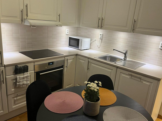 Kitchen, Cosy & Family Flat with Parking & EV Charger, Skedsmo