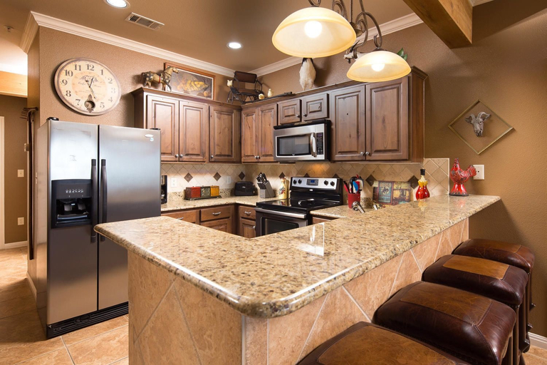 Private kitchen 4, Rio Hacienda Vg306 3 Bedroom Condo by RedAwning, Comal