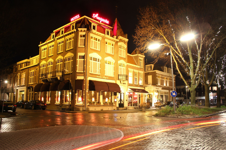 Front of property - evening/night, Augusta Hotel & Restaurant, Velsen