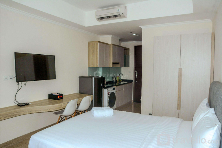 Bedroom 2, Elegant Studio Apartment @ Menteng Park By Travelio, Jakarta Pusat