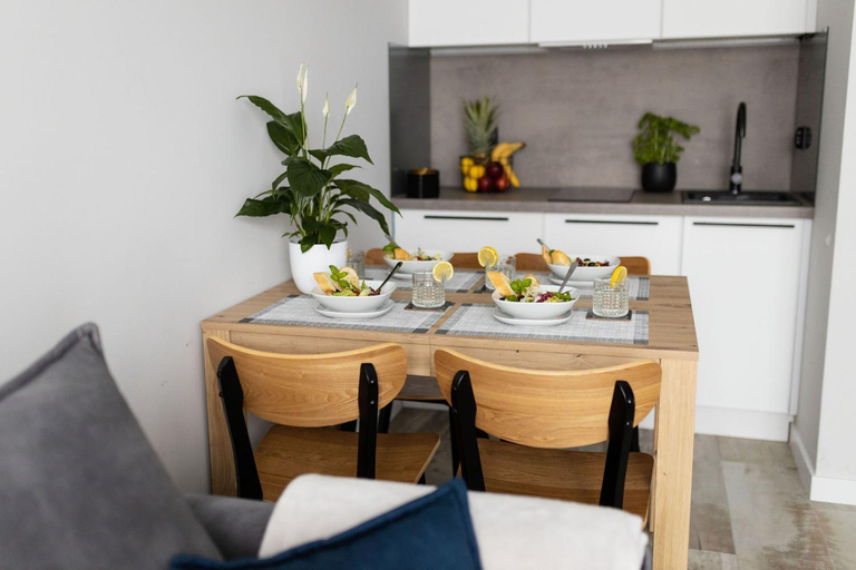 Kitchen 4, Apartamenty Olimpijska nad jeziorem Ukiel, Olsztyn
