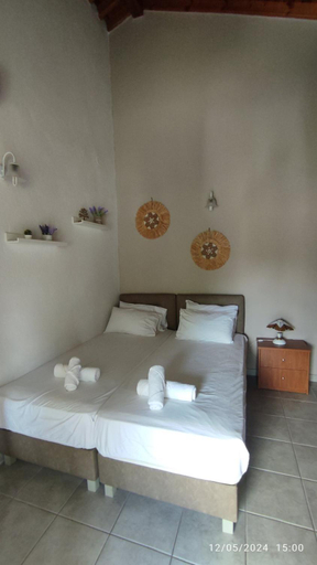 Bedroom, katerina rooms, Central Macedonia