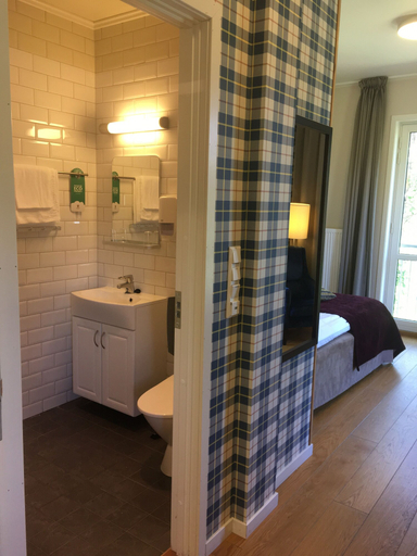 Bathroom 3, Søstrene Storaas Hotell, Kongsberg