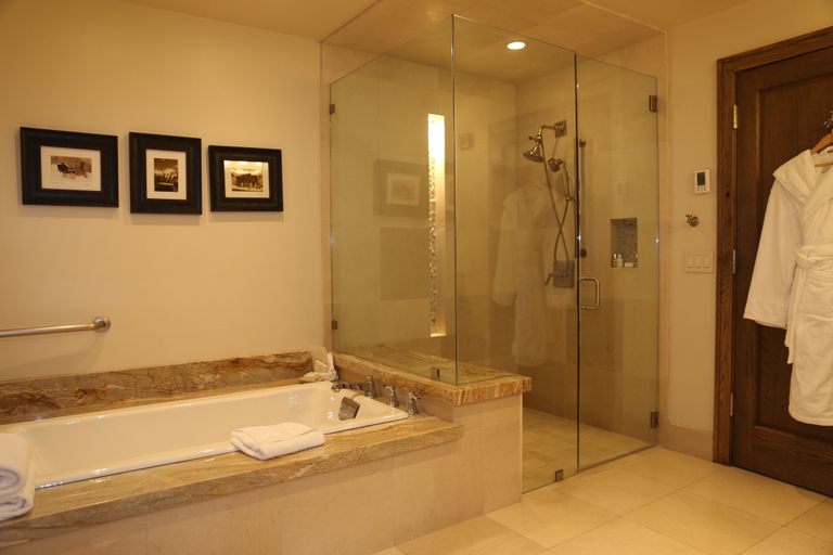 Bathroom 2, Deluxe Two Queen Room Hotel Room by RedAwning, Summit