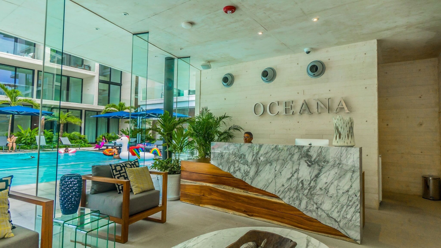 Lobby, Oceana 232 Playa del Carmen Condo with Pool and Sundeck Area by RedAwning, Cozumel