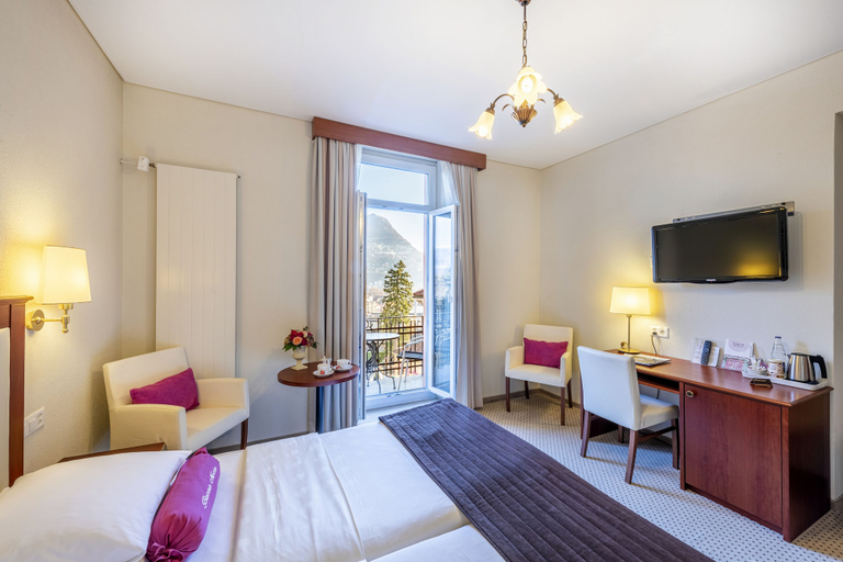 Bedroom 3, Hotel Federale Lugano, Lugano