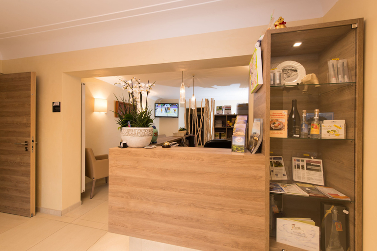 Interior entrance, Hotel St Fiacre, Diekirch