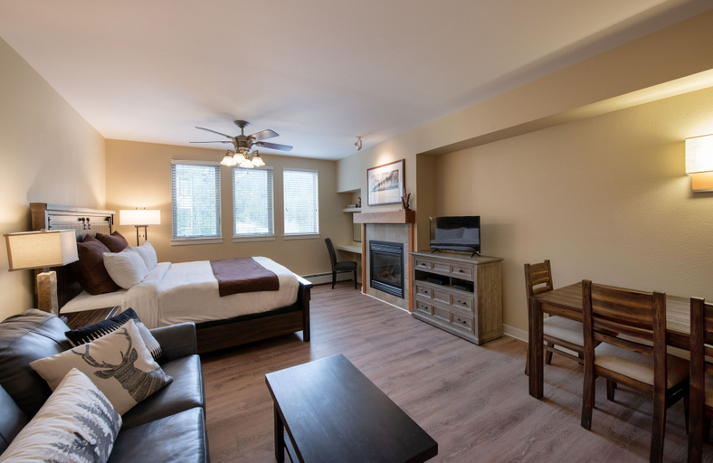 Room 5, Modern Ski Studio Apartment with In-Room Fireplace - Fraser Crossing/Founders Pointe Premium-Rated 4443, Grand