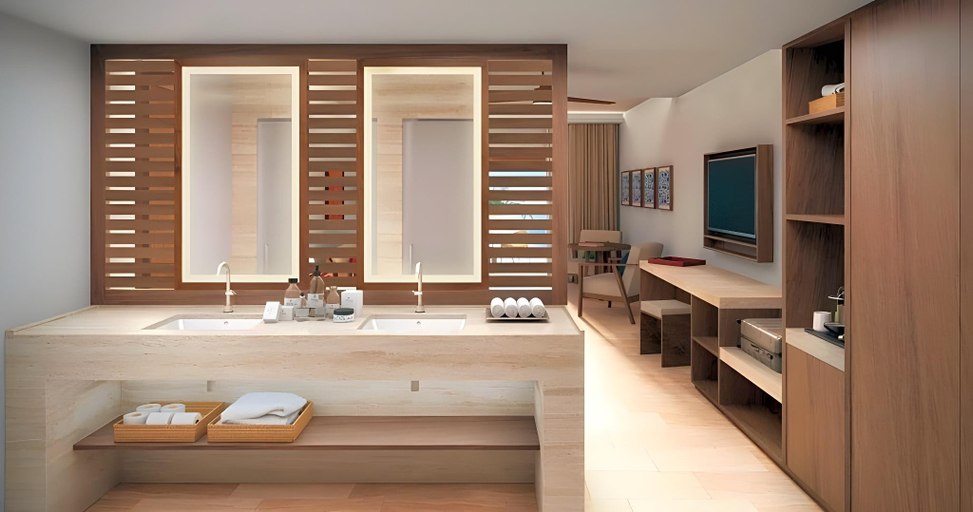 Bathroom 4, Dreams Sapphire Resort & Spa - All Inclusive, Benito Juárez