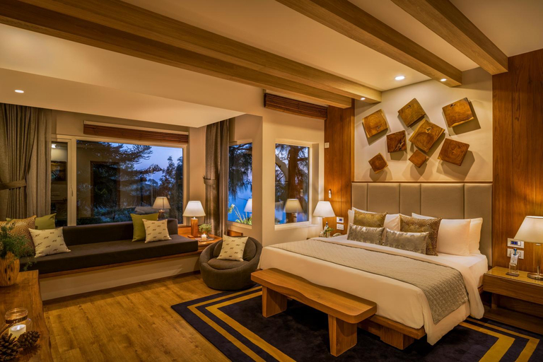 Bedroom 3, Moksha Himalaya Spa Resort, Solan