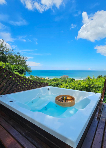 Sport & Beauty 4, Cabana Romantica vista mar com duas spas privativas, Florianopolis